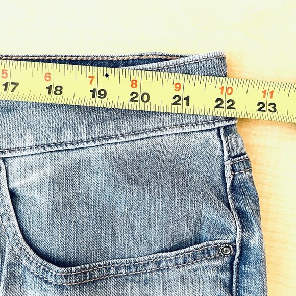 M JEANS CLASSIC Women's Blue Denim Jeans Sz 22W Slim Boot Mid Rise Stretch NWOT - Picture 9 of 11